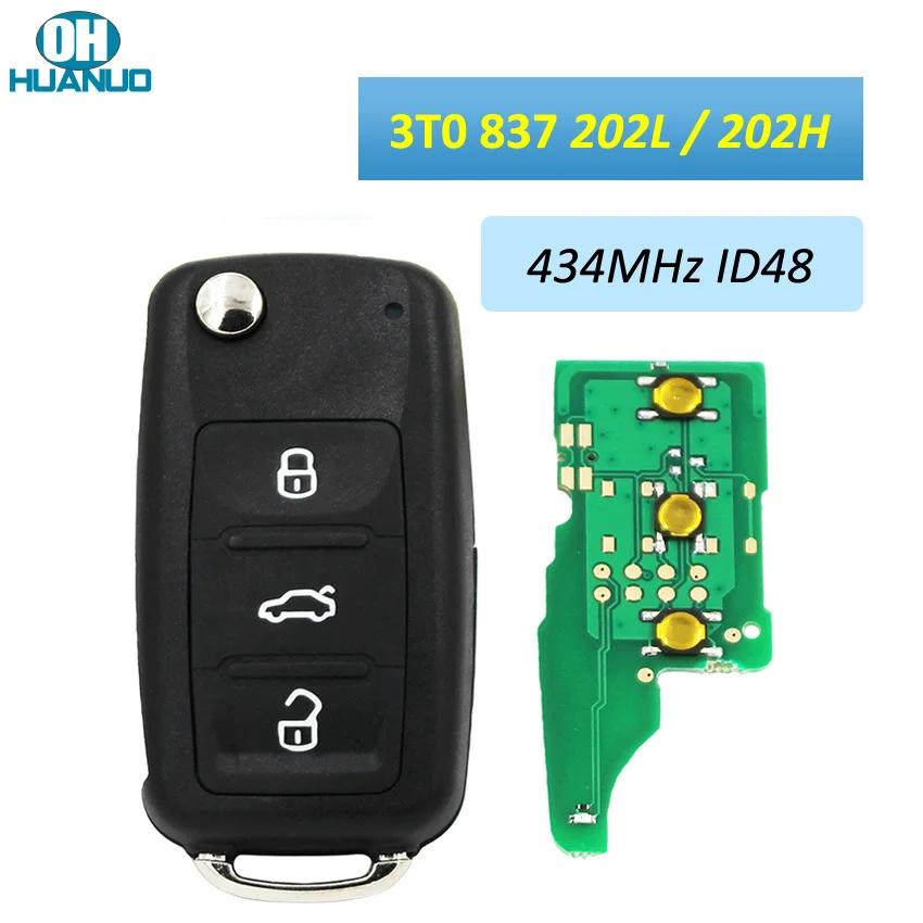 3T0 837 202L 3 ư ø ̽  Ű 434MHZ ID48 Ĩ 3T 0837202 H for -ڴ
